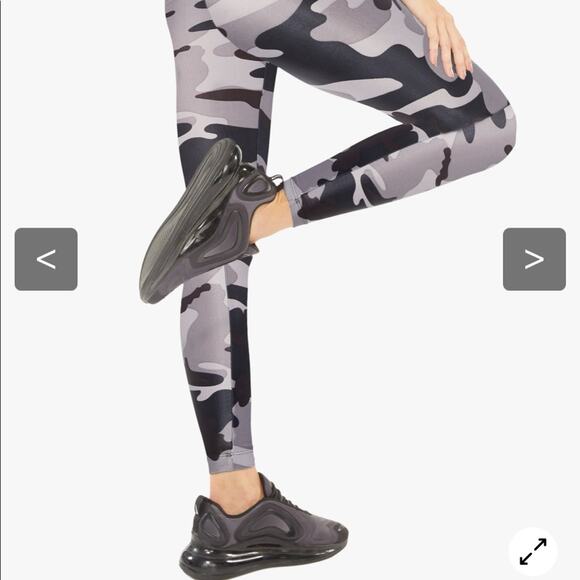 Koral Lustrous High Rise Legging- Lead Camouflage-S - Picture 3 of 8